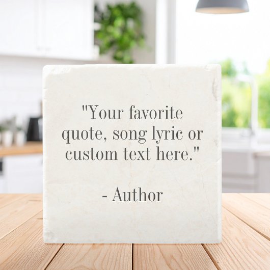 Creëer Uw eigen aangepaste offerte Stenen Onderzetter