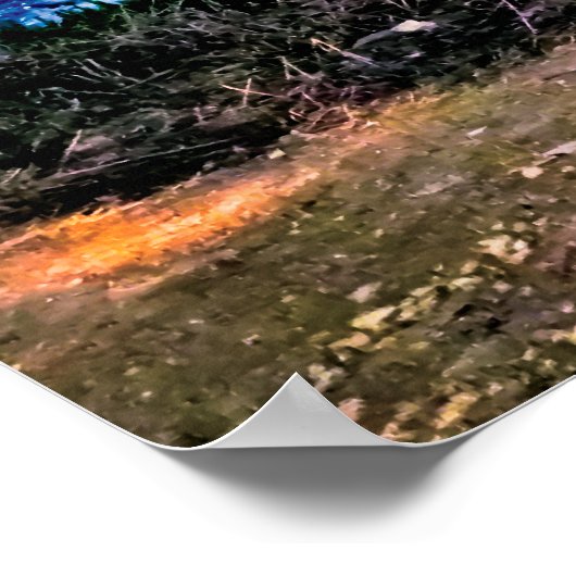 Creëer Uw eigen aangepaste offerte - Sterrennacht Poster (Hoek)