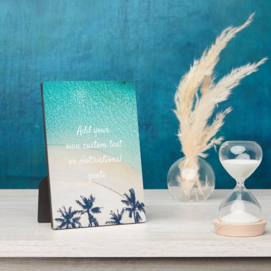 Creëer uw eigen aangepaste offerte - strand fotoplaat (Zijkant)