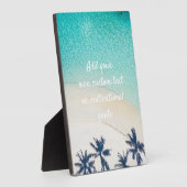 Creëer uw eigen aangepaste offerte - strand fotoplaat (Zijkant)