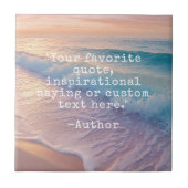 Creëer Uw eigen aangepaste offerte Tegeltje (Voorkant)