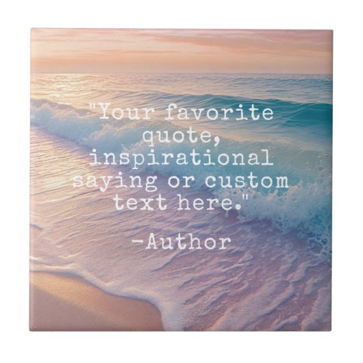 Creëer Uw eigen aangepaste offerte Tegeltje (Voorkant)