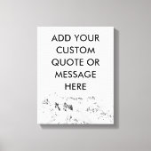 Creëer Uw eigen aangepaste offerte voor bergproduc Canvas Afdruk (Voorkant)