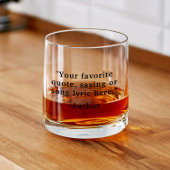 Creëer Uw eigen aangepaste offerte Whisky Glas