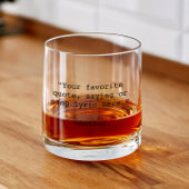 Creëer Uw eigen aangepaste offerte Whisky Glas