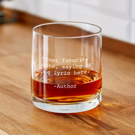 Creëer Uw eigen aangepaste offerte Whisky Glas