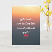 Creëer uw eigen aangepaste offerte - zonnesurijn kaart (Gele Bloem)