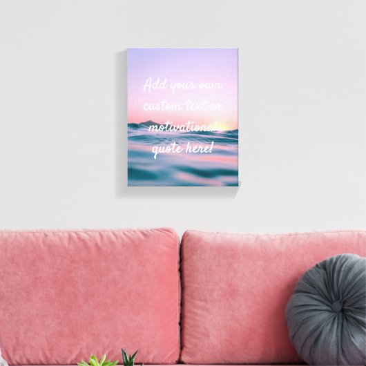 Creëer Uw eigen aangepaste offerte - Zonnevaste Ze Canvas Afdruk (Insitu (Woonkamer))