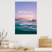 Creëer Uw eigen aangepaste offerte - Zonnevaste Ze Poster (Keuken)