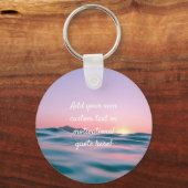 Creëer Uw eigen aangepaste offerte - Zonnevaste Ze Sleutelhanger (Voorkant)