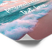 Creëer Uw Eigen Aangepaste Offerte Zonsondergang O Poster (Hoek)