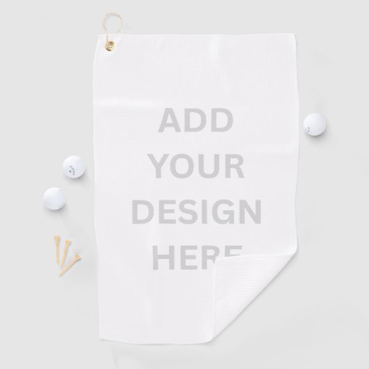 Creëer Uw eigen aangepaste ontwerp 16 "x 24" golfh Golfhanddoek (Insitu)