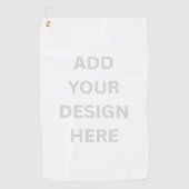 Creëer Uw eigen aangepaste ontwerp 16 "x 24" golfh Golfhanddoek (Voorkant)