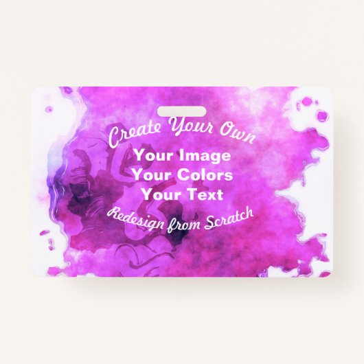 Creëer Uw eigen aangepaste ontwerp Badge (Voorkant)