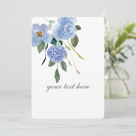 Creëer Uw eigen aangepaste ontwerp Bedankkaart (Staand voorkant)