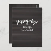 Creëer Uw eigen aangepaste ontwerp Briefkaart (Voorkant / Achterkant)