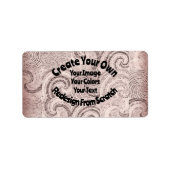 Creëer Uw eigen aangepaste ontwerp Etiket (Voorkant)