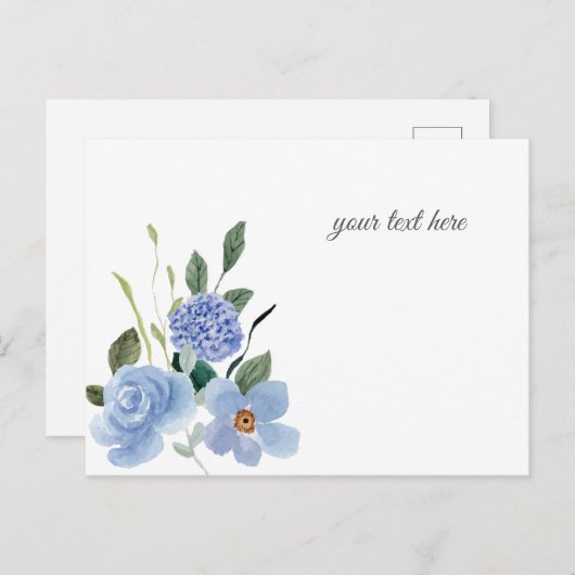 Creëer Uw eigen aangepaste ontwerp Feestdagenkaart (Voorkant / Achterkant)