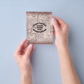 Creëer Uw eigen aangepaste ontwerp Flyer (Hand)