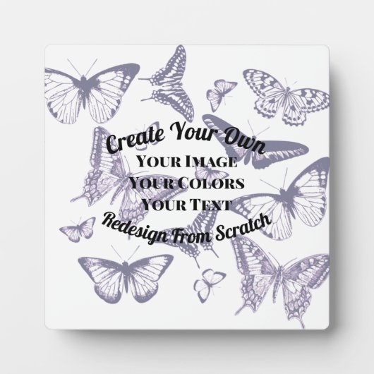 Creëer Uw eigen aangepaste ontwerp Fotoplaat (Voorkant)