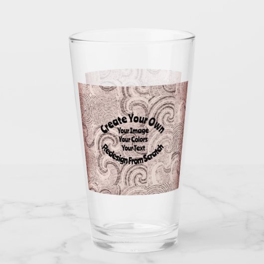 Creëer Uw eigen aangepaste ontwerp Glas (Voorkant)