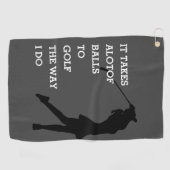 Creëer uw eigen aangepaste ontwerp golfhanddoeken golfhanddoek (Horizontaal)