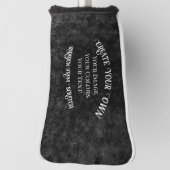 Creëer Uw eigen aangepaste ontwerp Golfheadcover (Draai 90)