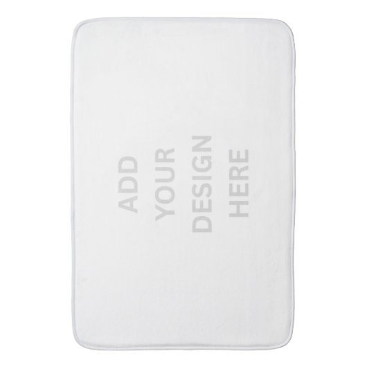 Creëer Uw eigen aangepaste ontwerp grote badmat (Voorkant Verticaal)