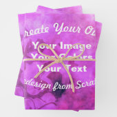 Creëer Uw eigen aangepaste ontwerp Inpakpapier Vel (In situ)