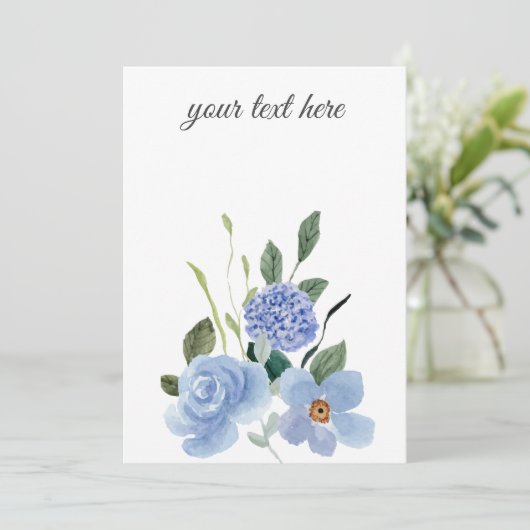 Creëer Uw eigen aangepaste ontwerp Kaart (Staand voorkant)