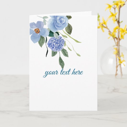 Creëer Uw eigen aangepaste ontwerp Kaart (Gele Bloem)