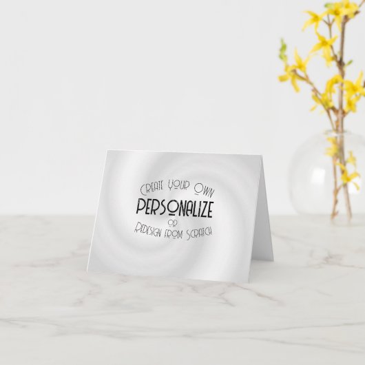 Creëer Uw eigen aangepaste ontwerp Kaart (Gele Bloem)