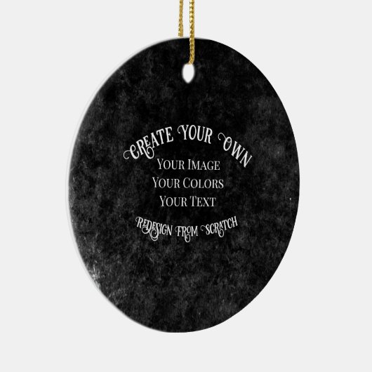 Creëer Uw eigen aangepaste ontwerp Keramisch Ornament (Rechts)