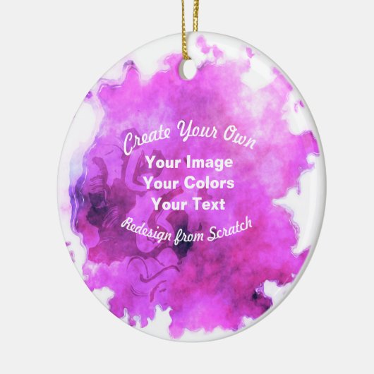 Creëer Uw eigen aangepaste ontwerp Keramisch Ornament (Links)