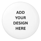 Creëer uw eigen aangepaste ontwerp keramische knop (Voorkant)