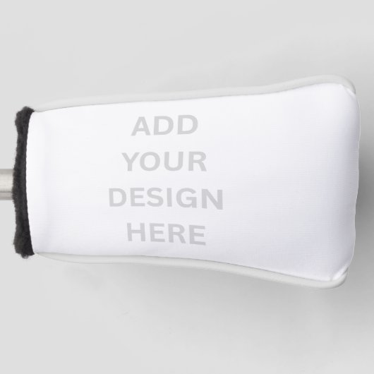 Creëer uw eigen aangepaste ontwerp kussens putter golfheadcover (Voorkant)