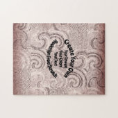 Creëer Uw eigen aangepaste ontwerp Legpuzzel (Horizontaal)