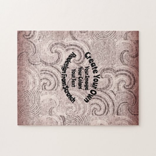 Creëer Uw eigen aangepaste ontwerp Legpuzzel (Horizontaal)