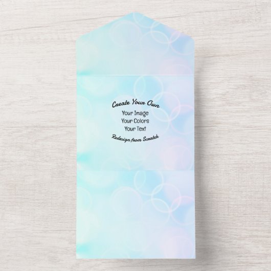 Creëer Uw eigen aangepaste ontwerp/Logo All In One Uitnodiging (Binnen)