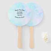 Creëer Uw eigen aangepaste ontwerp/Logo Handwaaier (Voorkant en achterkant)