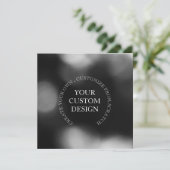 Creëer Uw eigen aangepaste ontwerp/Logo-Kaart (Staand voorkant)