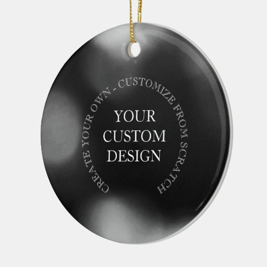 Creëer Uw eigen aangepaste ontwerp/Logo Keramisch Ornament (Links)