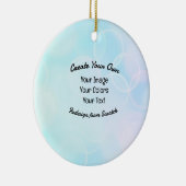 Creëer Uw eigen aangepaste ontwerp/Logo Keramisch Ornament (Rechts)