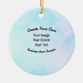 Creëer Uw eigen aangepaste ontwerp/Logo Keramisch Ornament (Voorkant)