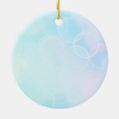 Creëer Uw eigen aangepaste ontwerp/Logo Keramisch Ornament (Achterkant)