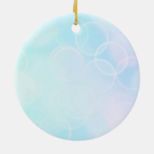 Creëer Uw eigen aangepaste ontwerp/Logo Keramisch Ornament (Achterkant)