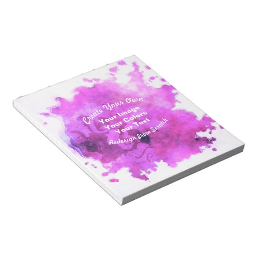 Creëer Uw eigen aangepaste ontwerp Notitieblok (Schuin)