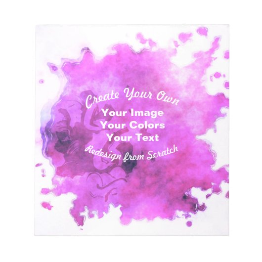 Creëer Uw eigen aangepaste ontwerp Notitieblok (Voorkant)