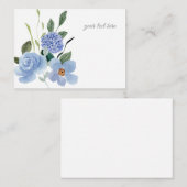 Creëer Uw eigen aangepaste ontwerp Notitiekaartje (Voorkant / Achterkant)