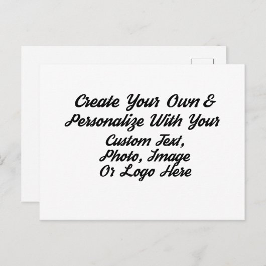 Creëer uw eigen aangepaste ontwerp opslaan op de d briefkaart (Voorkant / Achterkant)